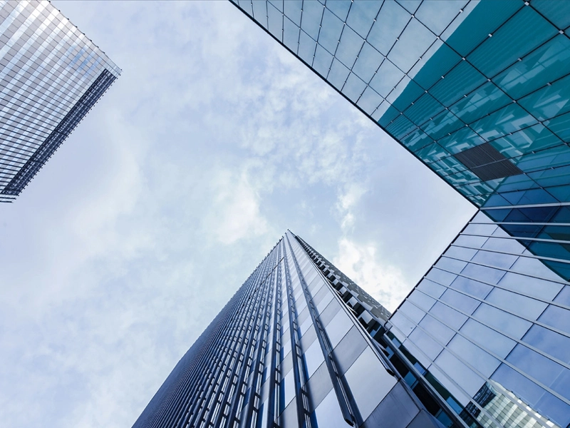 カーテンウォールにおける建筑ガラスの応用