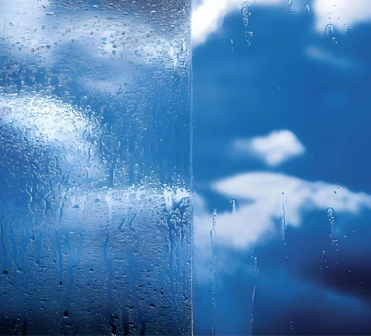 自己クリーニングガラス